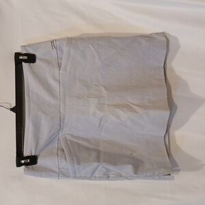 S.C. & CO. Ladies' Tummy Control Skort, blue & white stripe, M, 32" waist, 18"lg